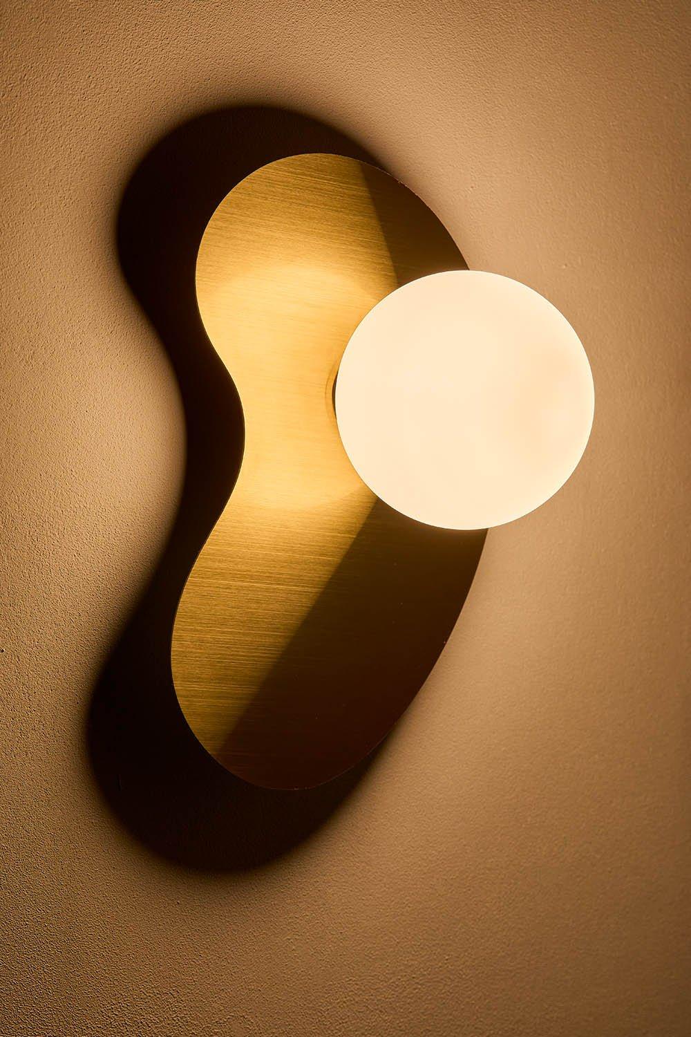 Sklum Aplique De Pared Para Baño En Acero Inoxidable Con Bola De Cristal Travis