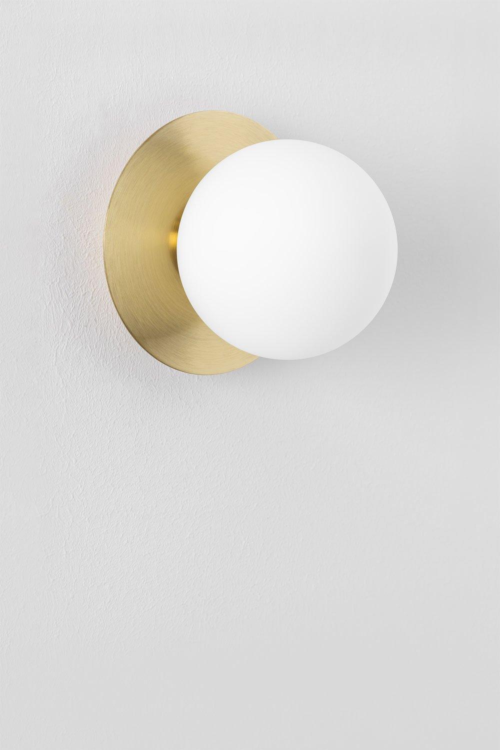 Sklum Aplique De Pared Para Baño En Metal Y Cristal Anine