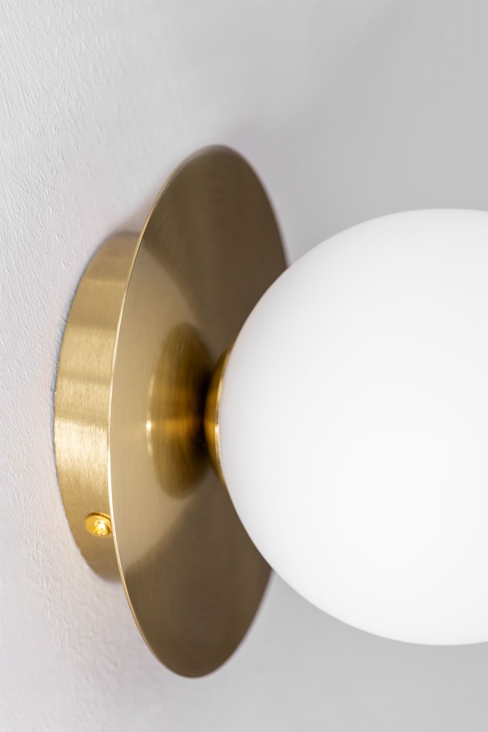 Sklum Aplique De Pared Para Baño En Metal Y Cristal Anine