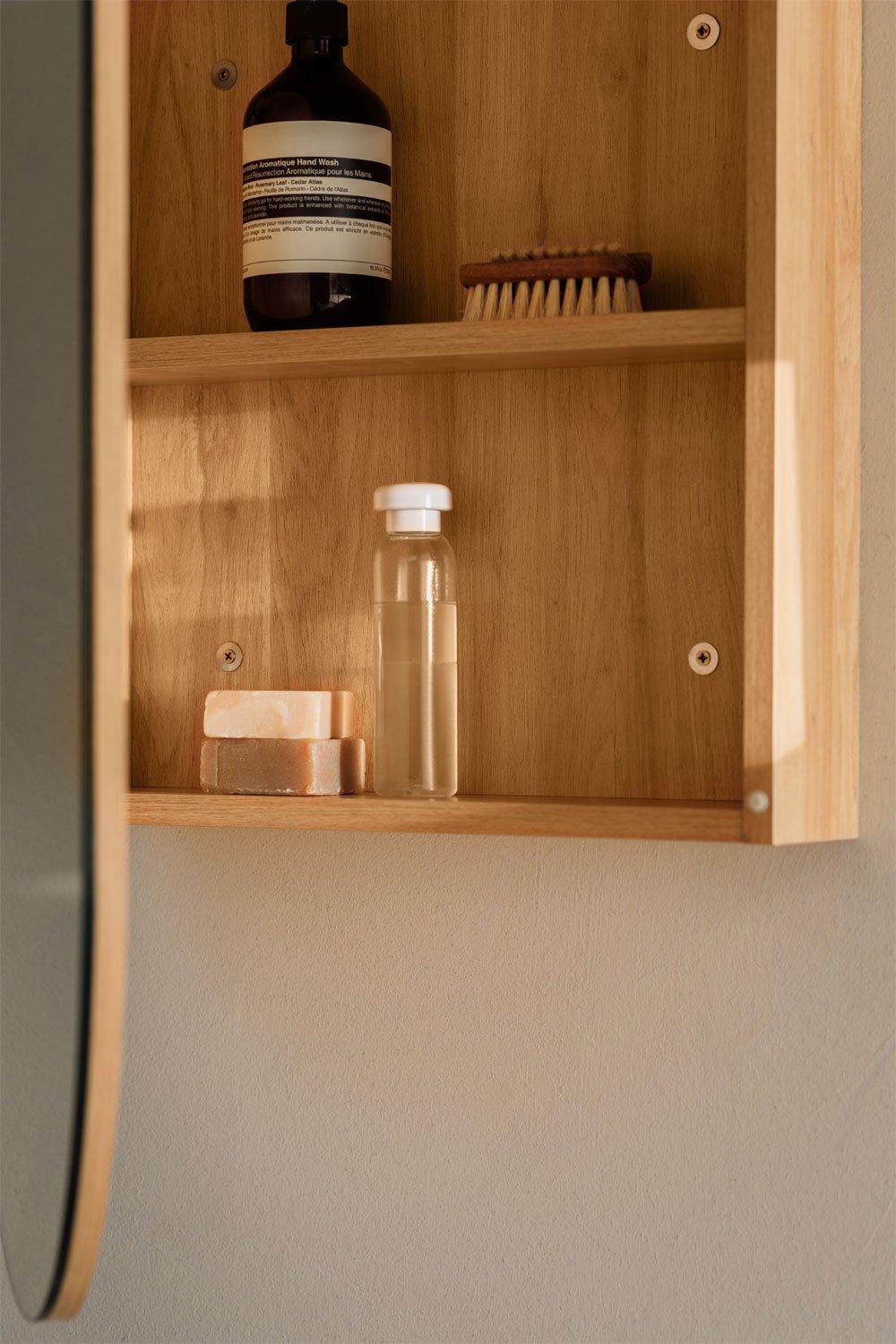 Sklum Armoire Murale De Salle De Bain Avec Miroir Abner