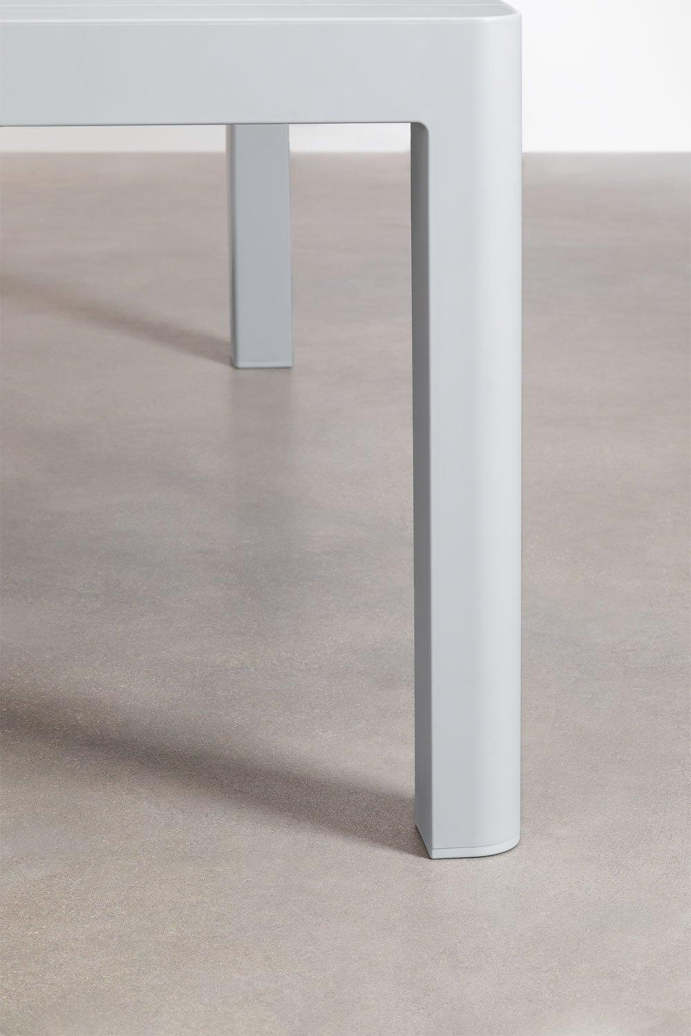 Sklum Arnadine Rechthoekige Tafelset (180x100 Cm) En 6 Alanys Eetkamerstoelen