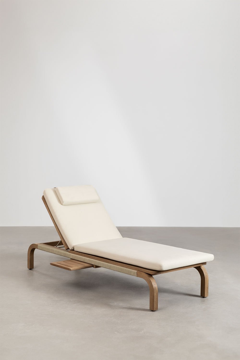 Sklum Bain De Soleil Inclinable En Bois D'acacia De Dubaï
