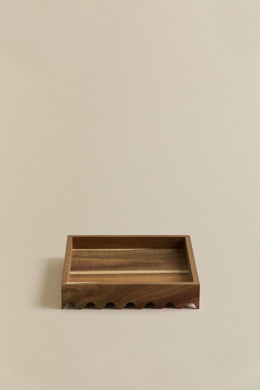 Sklum Bandeja Decorativa En Madera De Acacia Gaupen