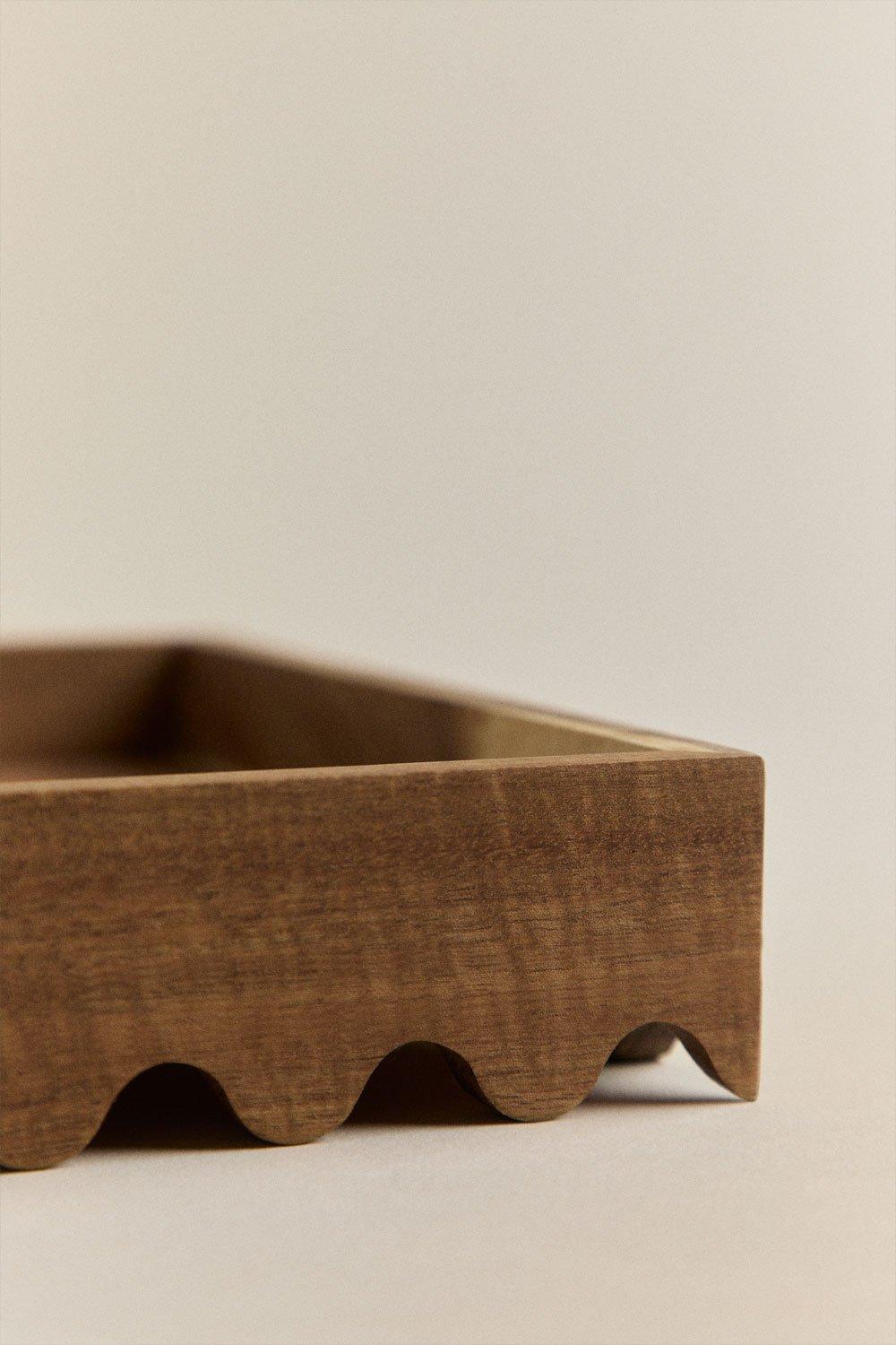 Sklum Bandeja Decorativa En Madera De Acacia Gaupen