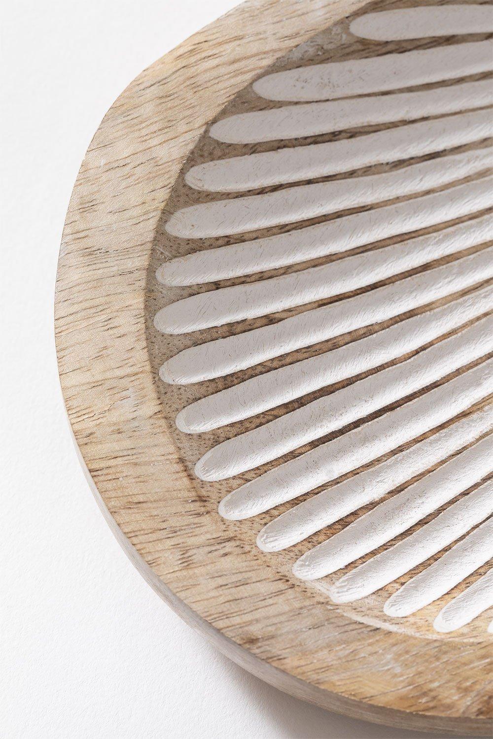 Sklum Bandeja Decorativa En Madera De Mango Nabordi