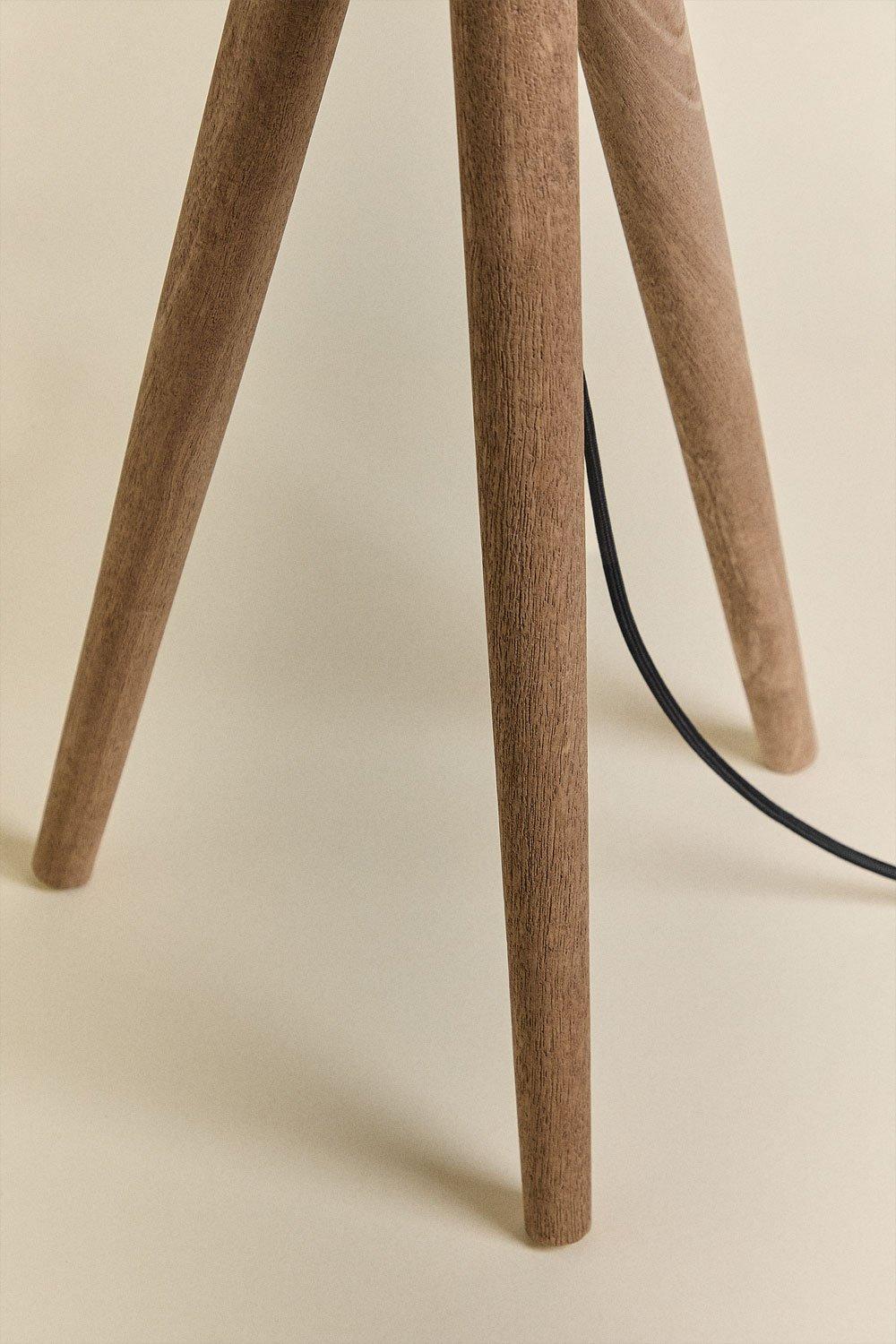 Sklum Base Para Lámpara De Mesa ↑40 Cm En Madera De Mango Simona