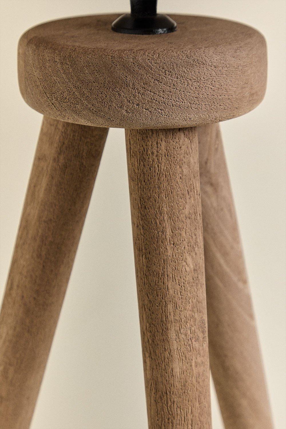 Sklum Base Para Lámpara De Mesa ↑40 Cm En Madera De Mango Simona