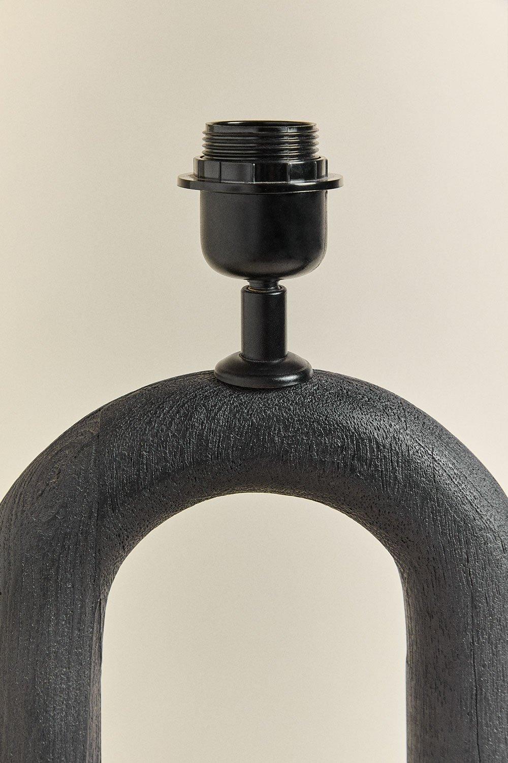 Sklum Base Para Lámpara De Mesa ↑45 Cm En Madera De Mango Tiberia