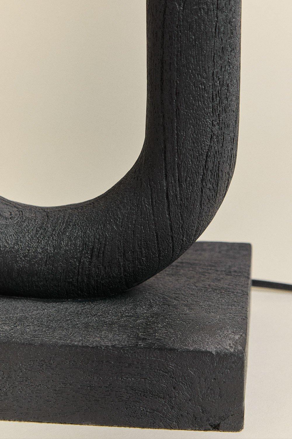 Sklum Base Para Lámpara De Mesa ↑45 Cm En Madera De Mango Tiberia