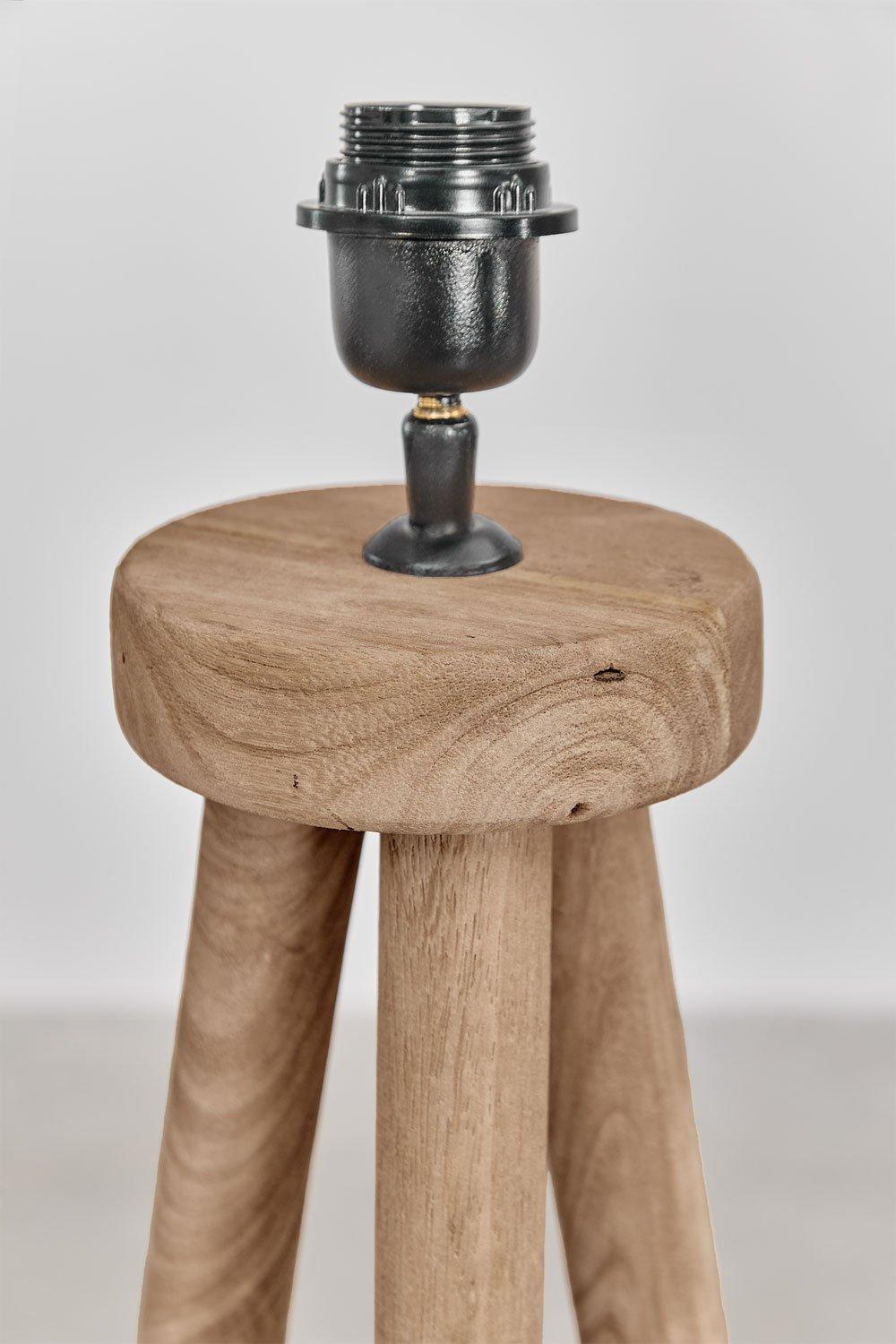 Sklum Base Para Lámpara De Pie ↑120cm En Madera De Mango Simona