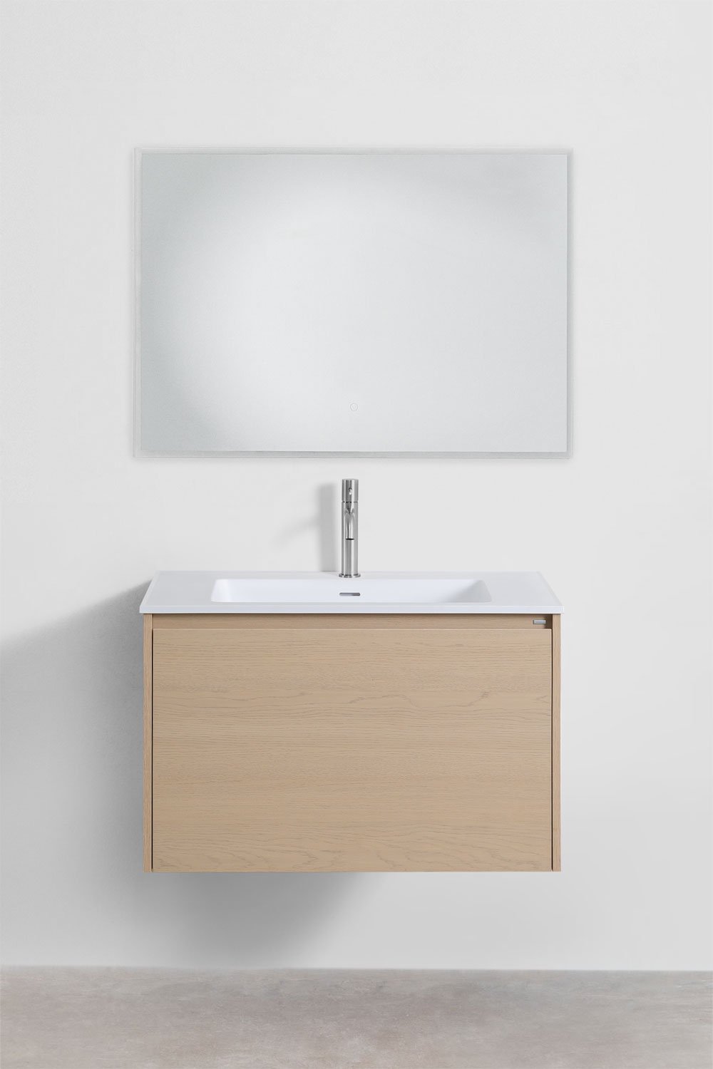 Sklum Bathroom Furniture Set In Wood With Integrated Sink Jacob