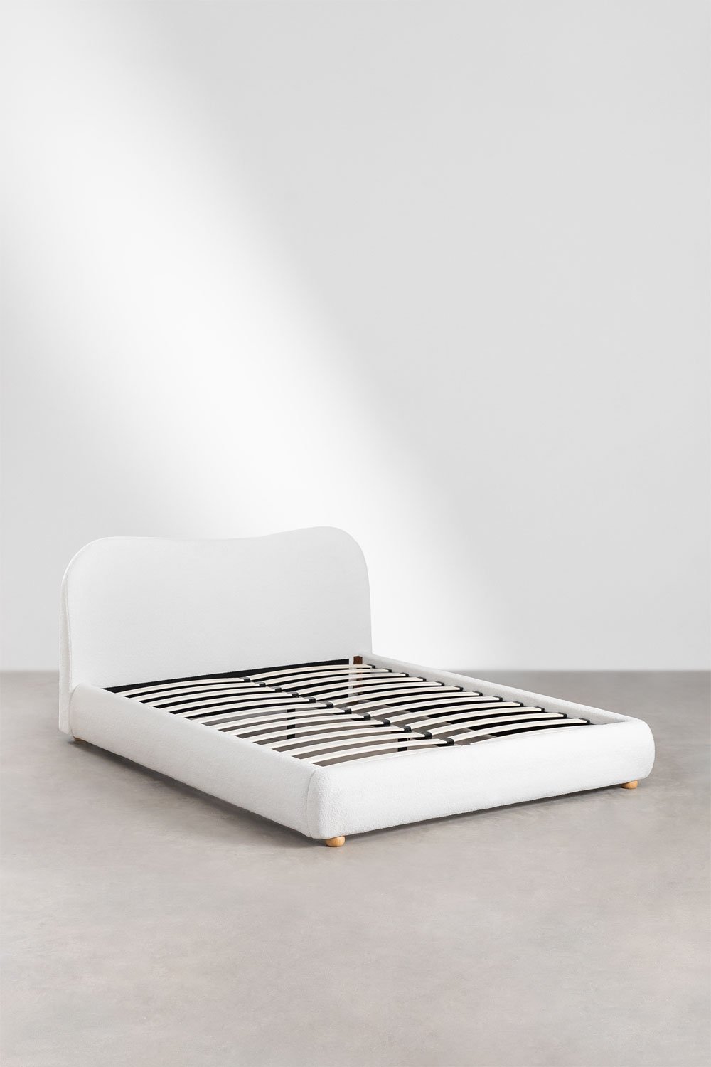 Sklum Bed Voor Matras 135x200cm In Teddystof Winselet