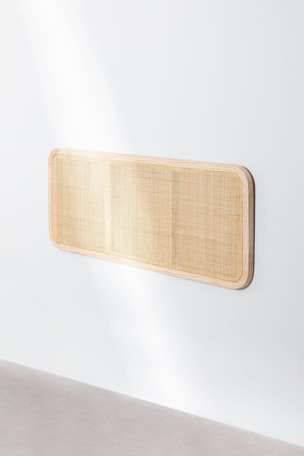 Sklum Cabecero Para Cama De 150cm En Madera Natural Reyna