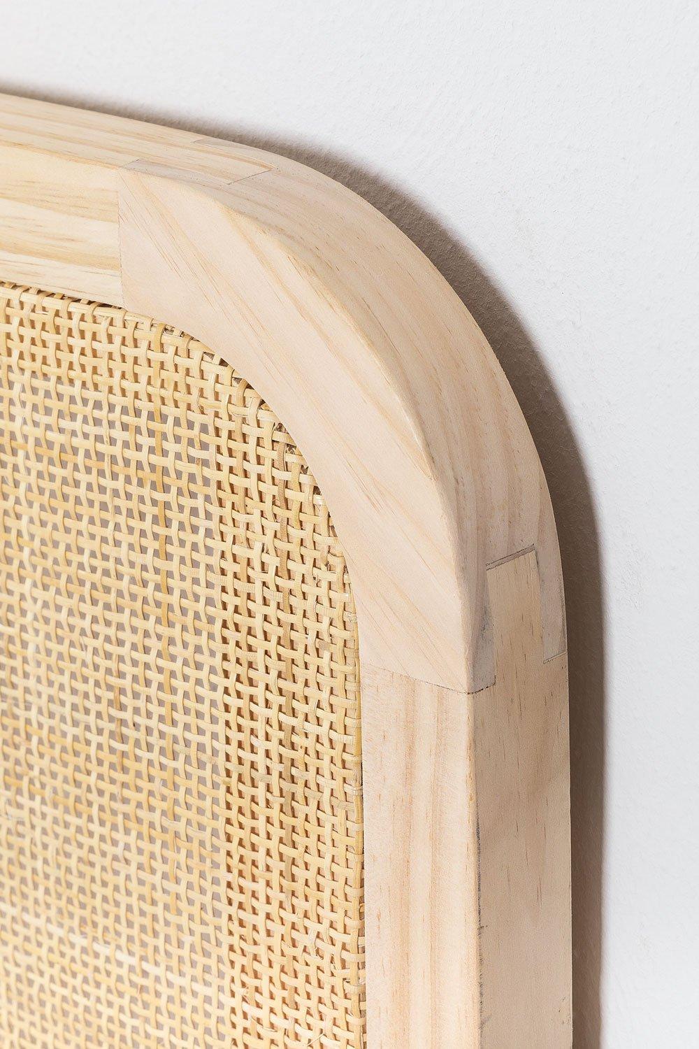 Sklum Cabecero Para Cama De 150cm En Madera Natural Reyna