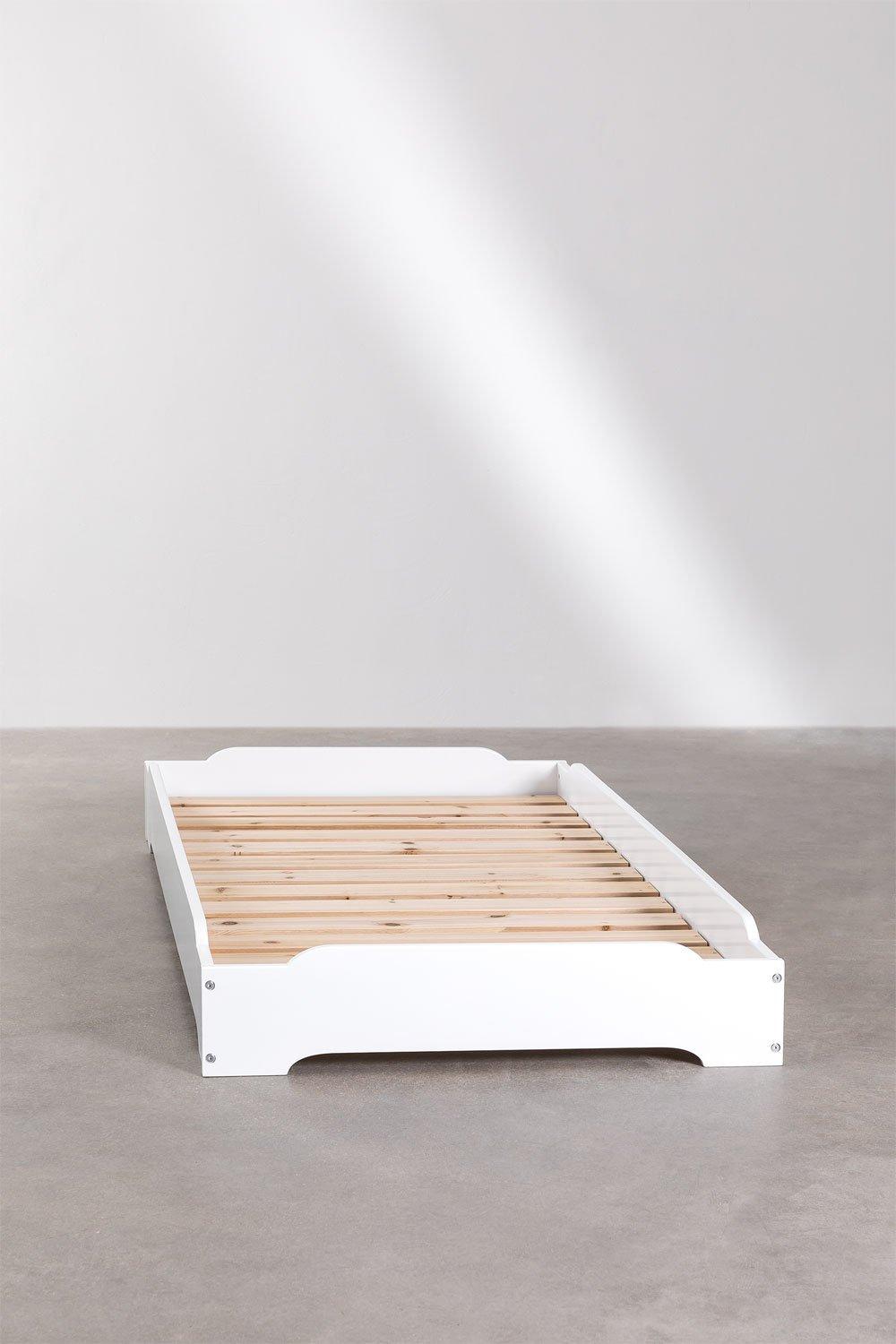 Sklum Cama Apilable De Madera Para Colchón De 90 Cm Gary Kids