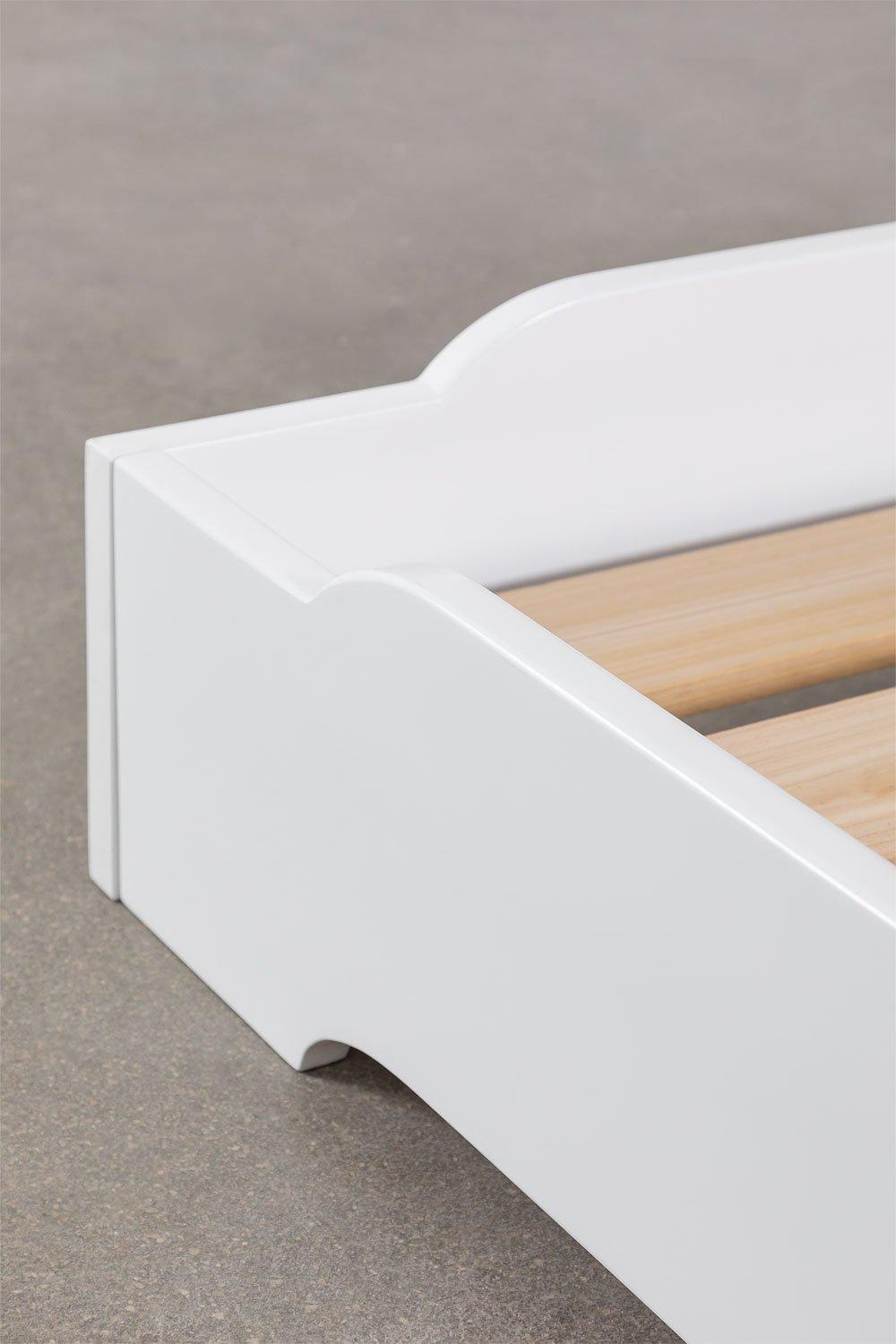 Sklum Cama Apilable De Madera Para Colchón De 90 Cm Gary Kids