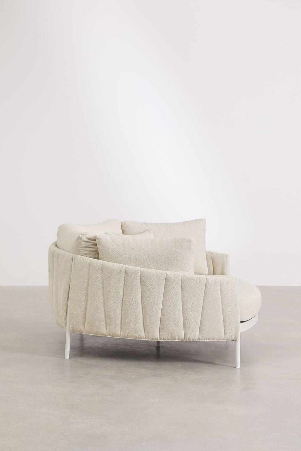 Sklum Cama De Jardín En Aluminio Y Tela Bouclé Roderise