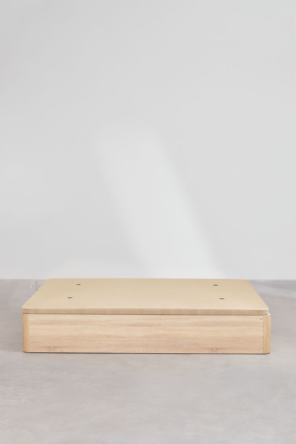 Sklum Canapé Abatible Para Colchón 160x200cm En Madera Natural Uferyn