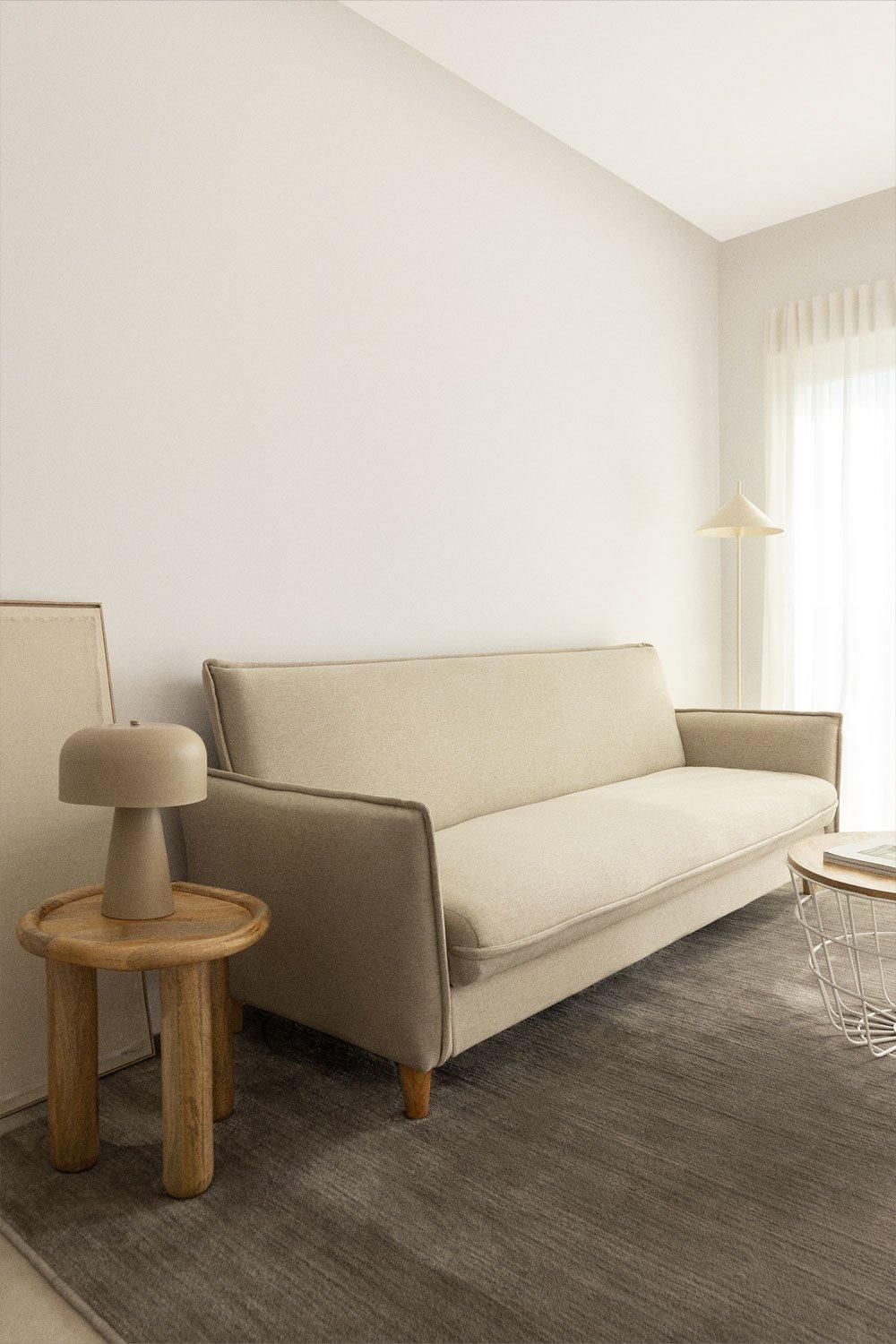 sklum Canapé inclinable 2 places en tissu style Shung