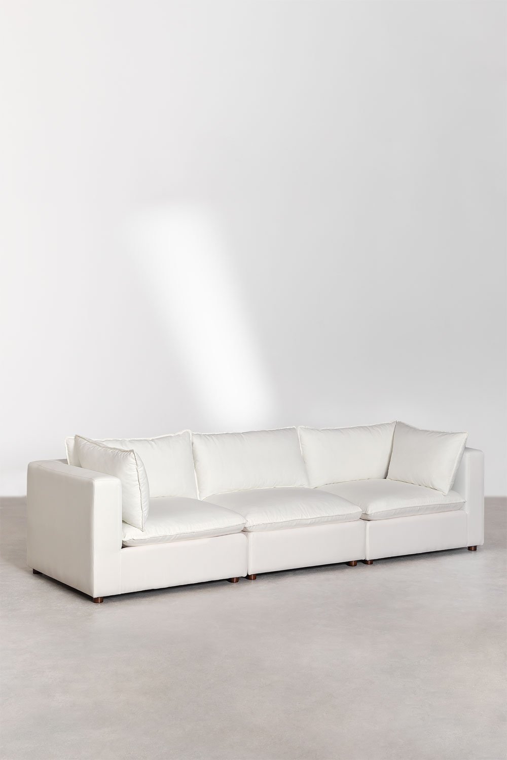 Sklum Canapé Modulaire 3 Pièces Avec Accoudoirs Estefan Style