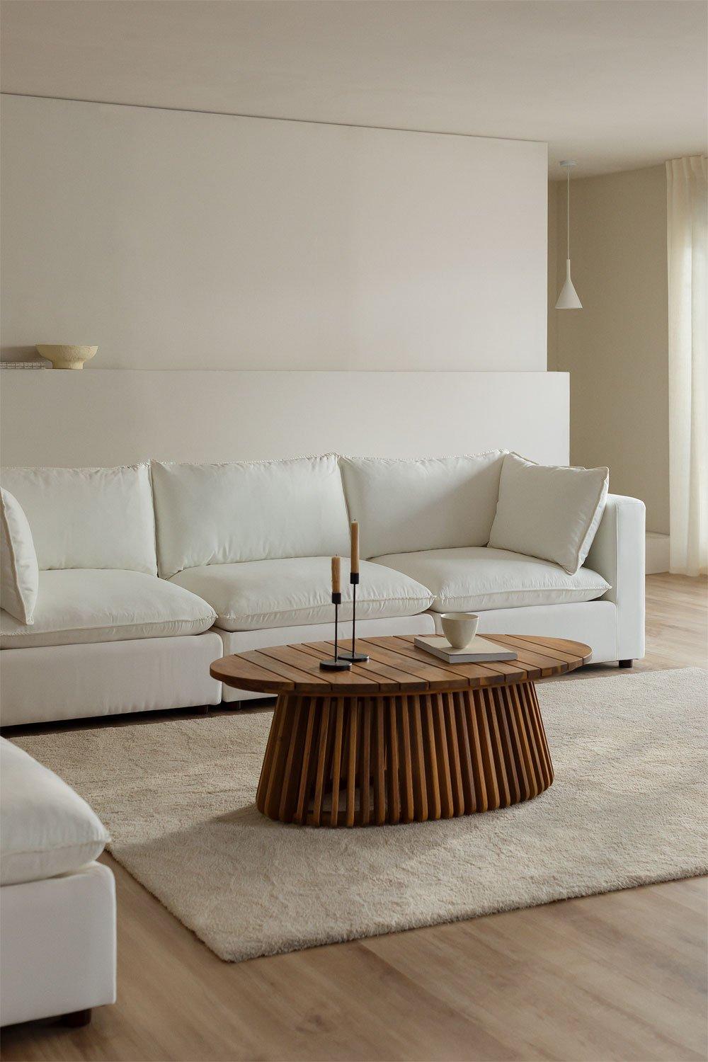 sklum Canapé modulaire 3 pièces avec accoudoirs Estefan Style