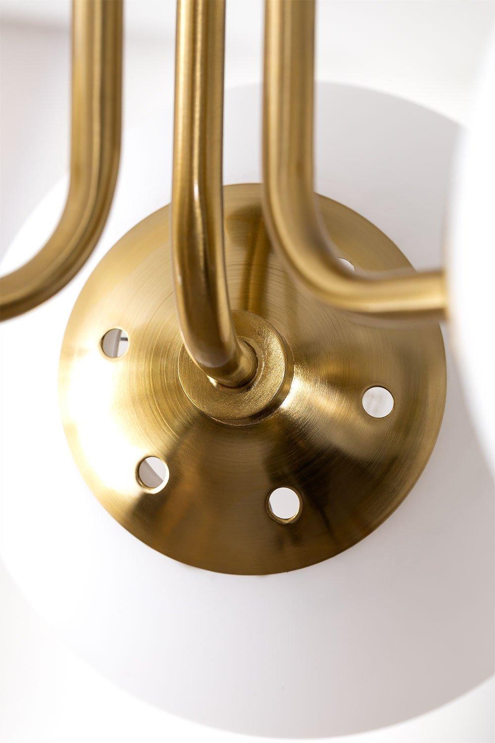 Sklum Candeeiro De Teto Com 3 Bolas De Vidro Garland