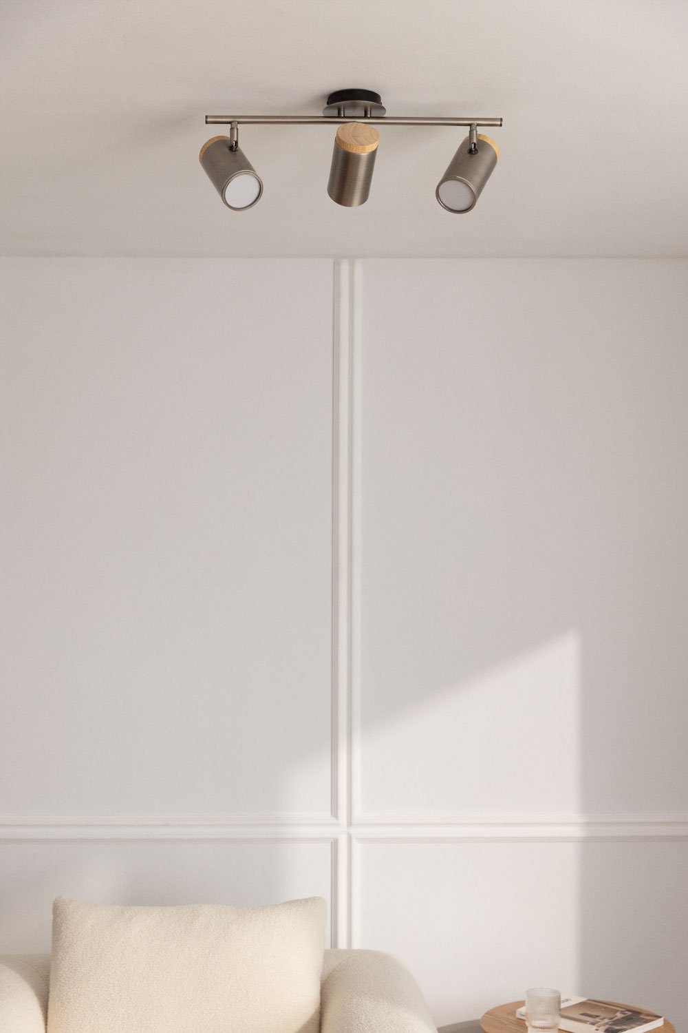 sklum Candeeiro de teto com 3 pontos de luz Amaranto