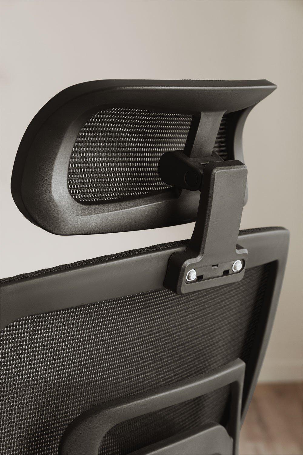 Sklum Chaise De Bureau Avec Roulettes Et Accoudoirs Vignes