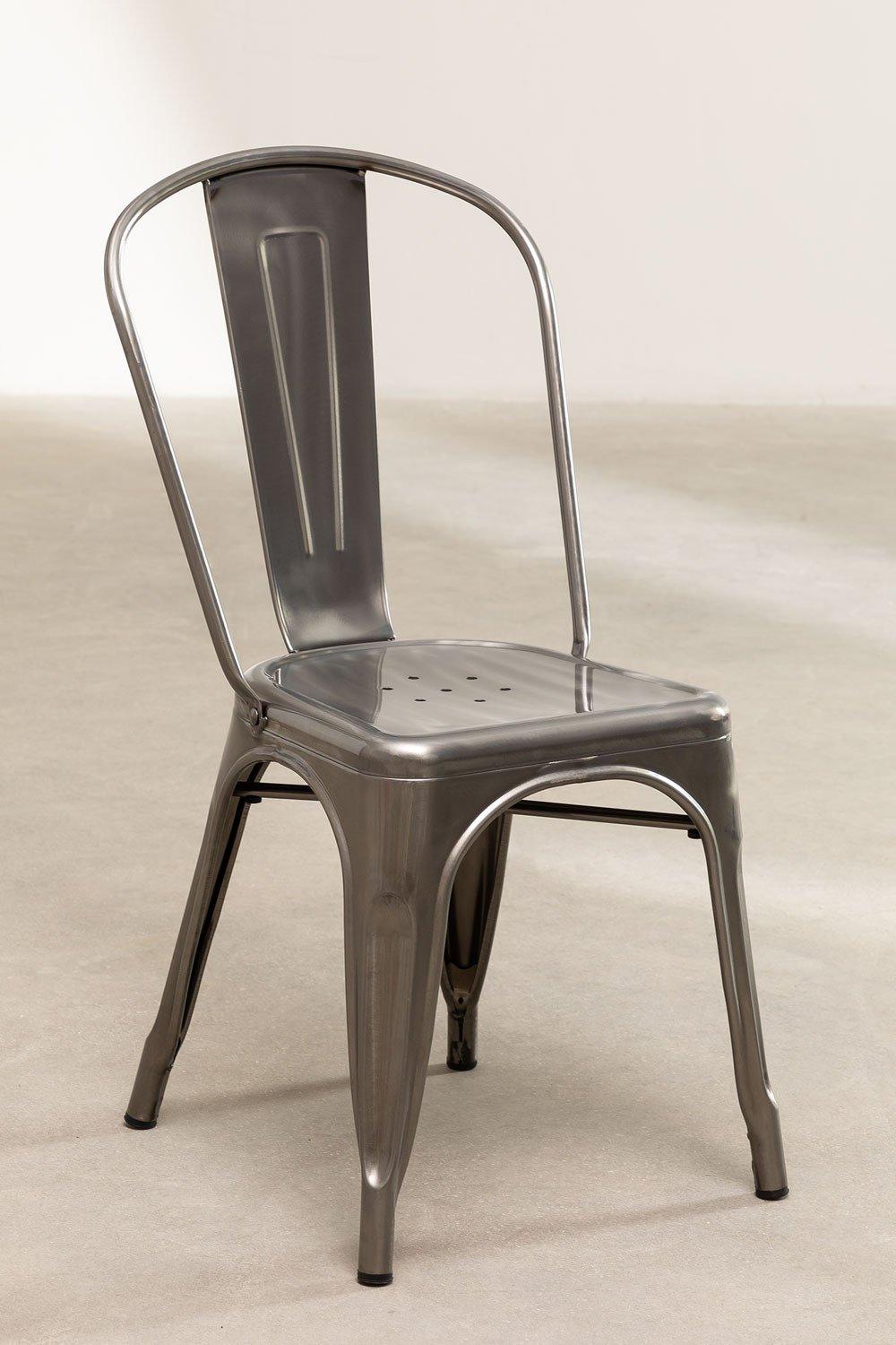 Sklum Chaise De Salle à Manger Empilable Brossée Lix