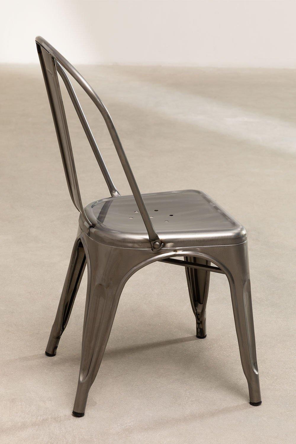 Sklum Chaise De Salle à Manger Empilable Brossée Lix