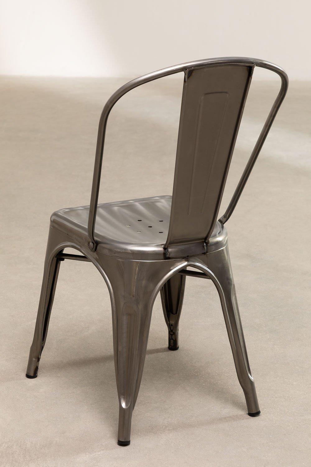 Sklum Chaise De Salle à Manger Empilable Brossée Lix