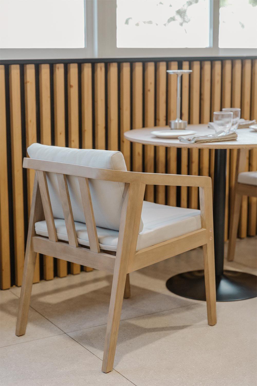 Sklum Chaise De Salle à Manger En Bois D'acacia Kaela