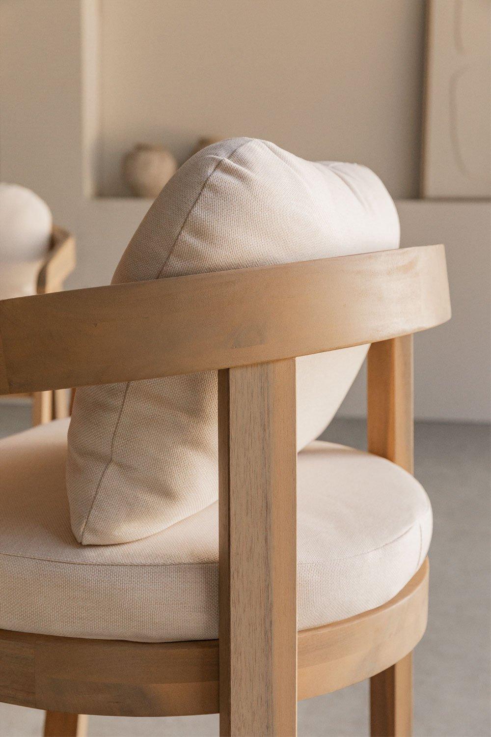 Sklum Chaise De Salle à Manger En Bois D'acacia Uleno