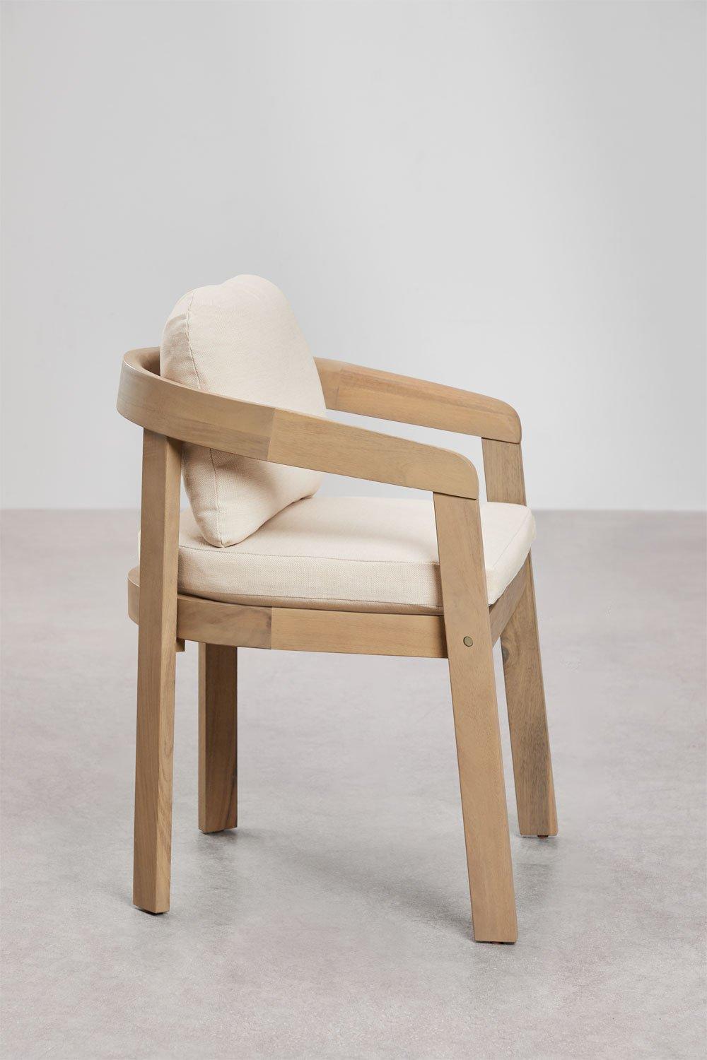 Sklum Chaise De Salle à Manger En Bois D'acacia Uleno