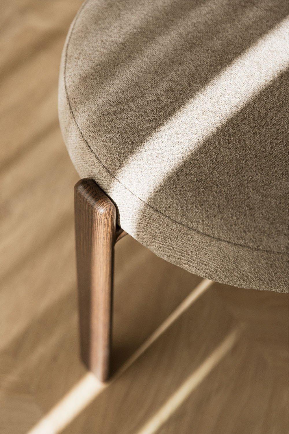 Sklum Chaise De Salle à Manger En Tissu Chenille Jolie