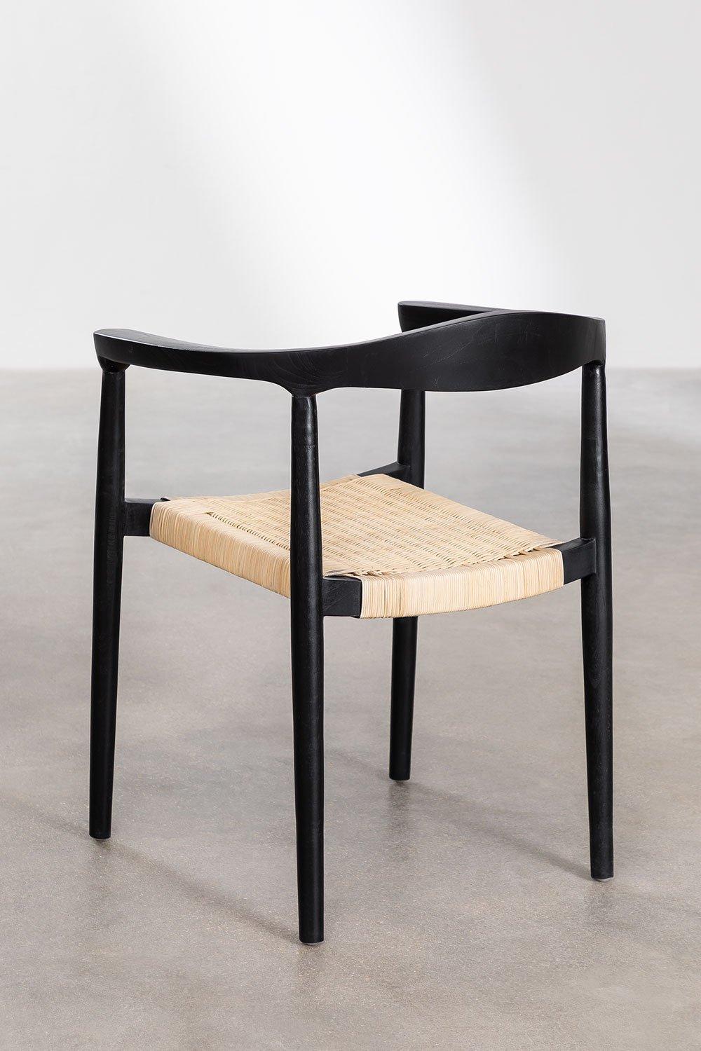 Sklum Chaise De Salle à Manger Kiemer Avec Accoudoirs