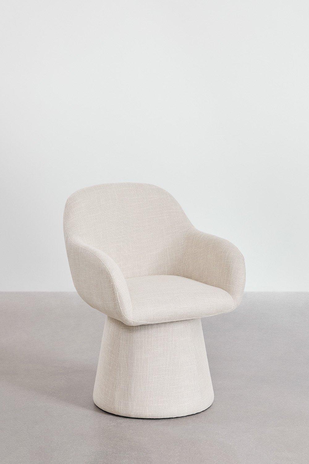 Sklum Chaise De Salle à Manger Rembourrée Avec Accoudoirs Erica