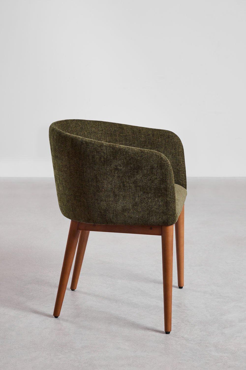 Sklum Chaise De Salle à Manger Rembourrée Bunia Avec Accoudoirs