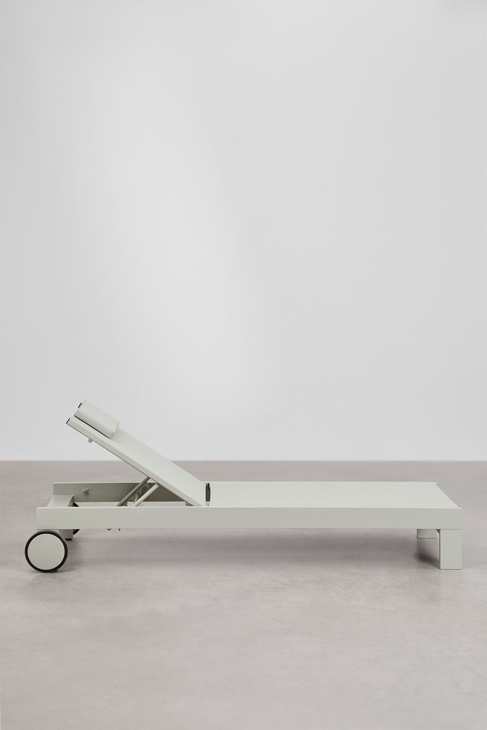 Sklum Chaise Longue Inclinable En Aluminium Avec Coussin Akelia