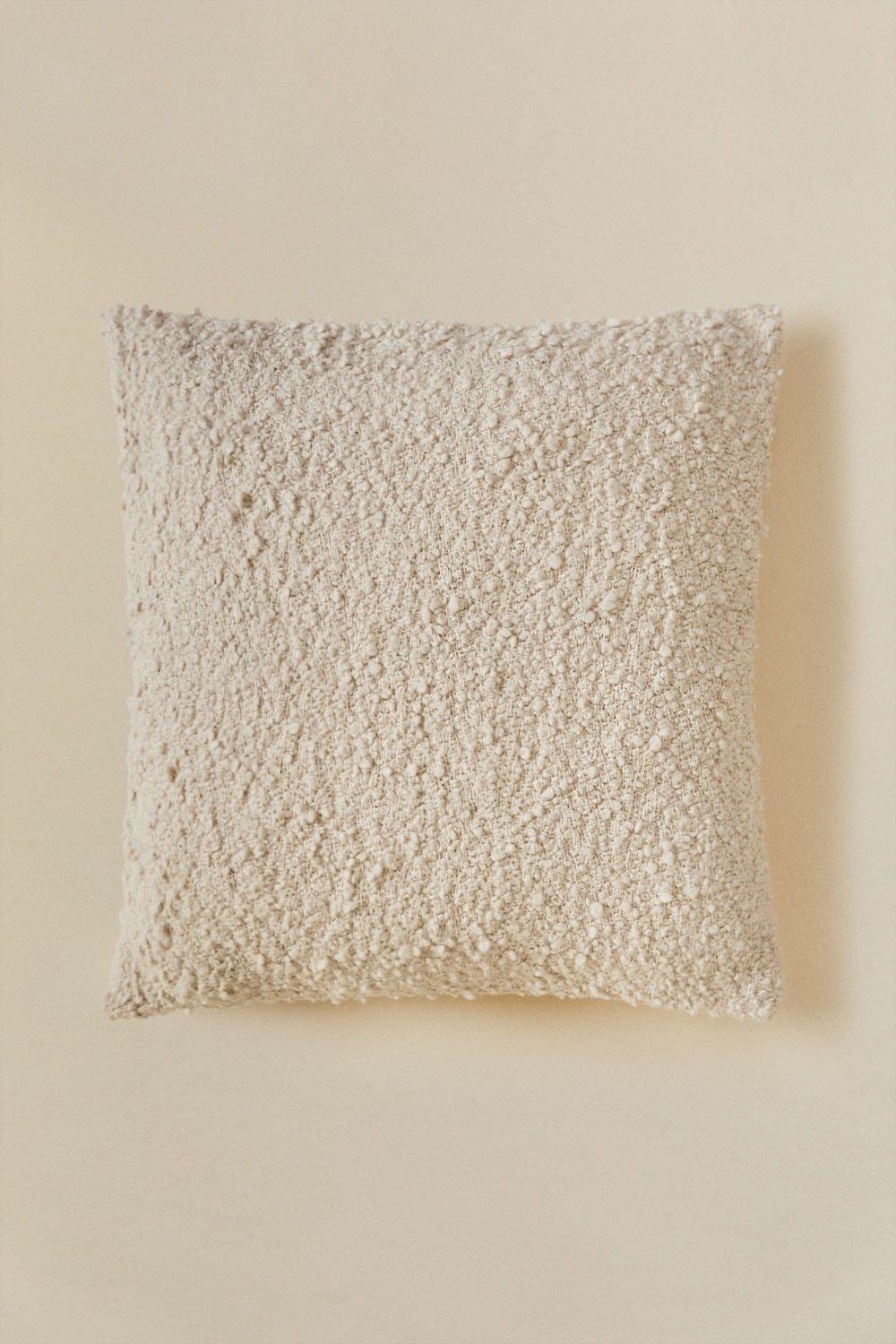 Sklum Cojín Cuadrado En Tela Bouclé (45x45 Cm) Zanero
