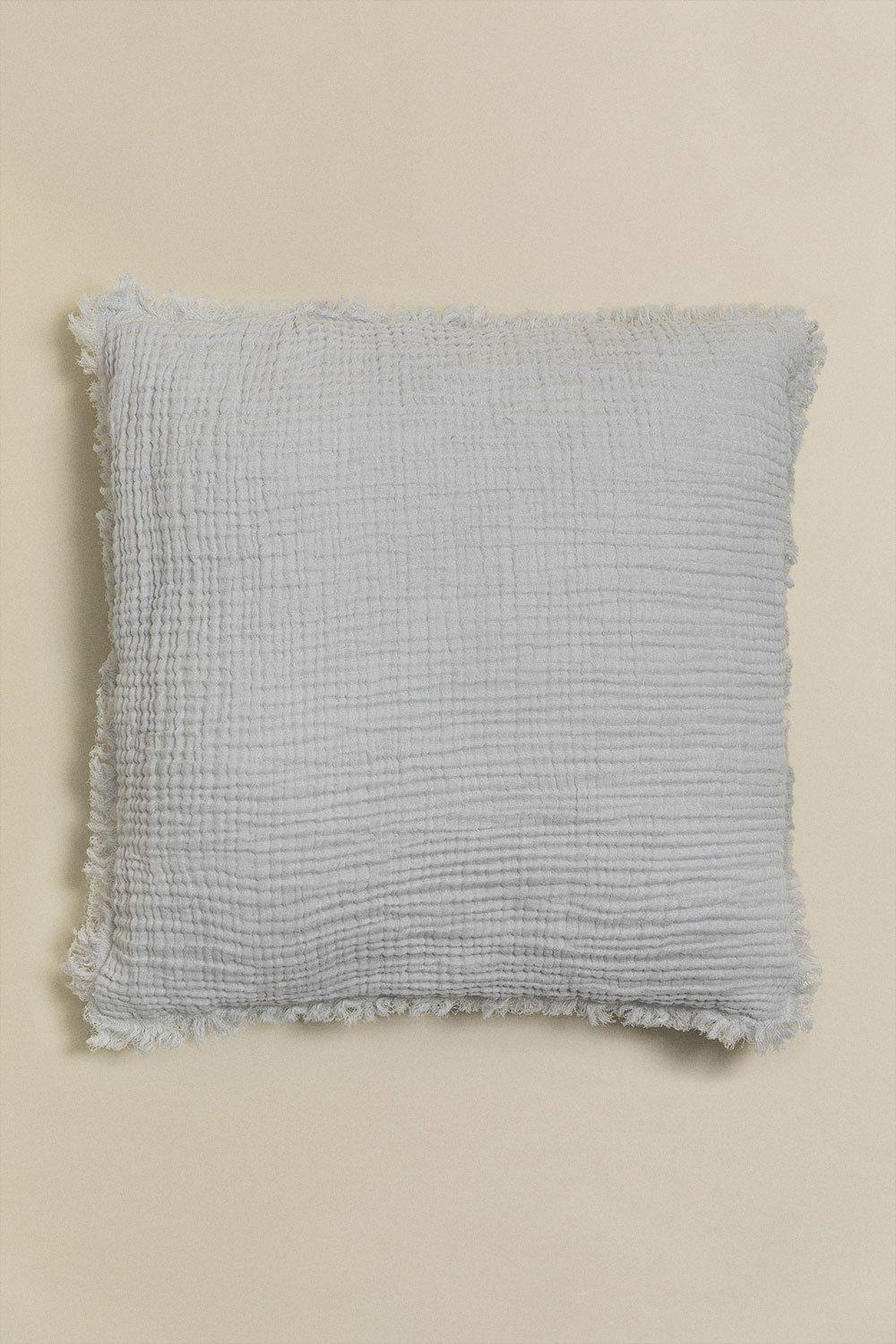 Sklum Cojín Cuadrado Gasa De Algodón (45x45 Cm) Jobert