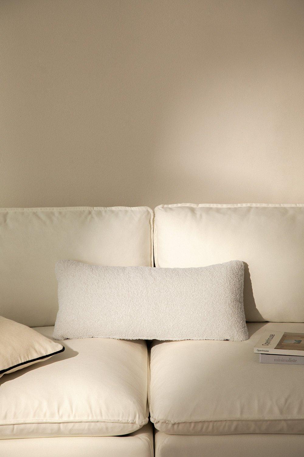 sklum Cojín rectangular en borreguito (70x30 cm) Borjan