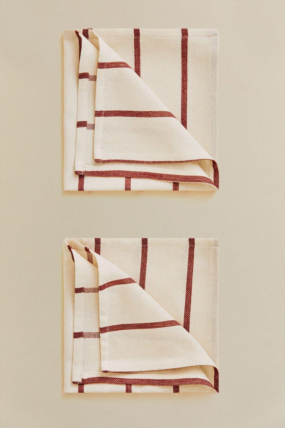 Sklum Conjunto De 2 Guardanapos De Algodão Gracilis