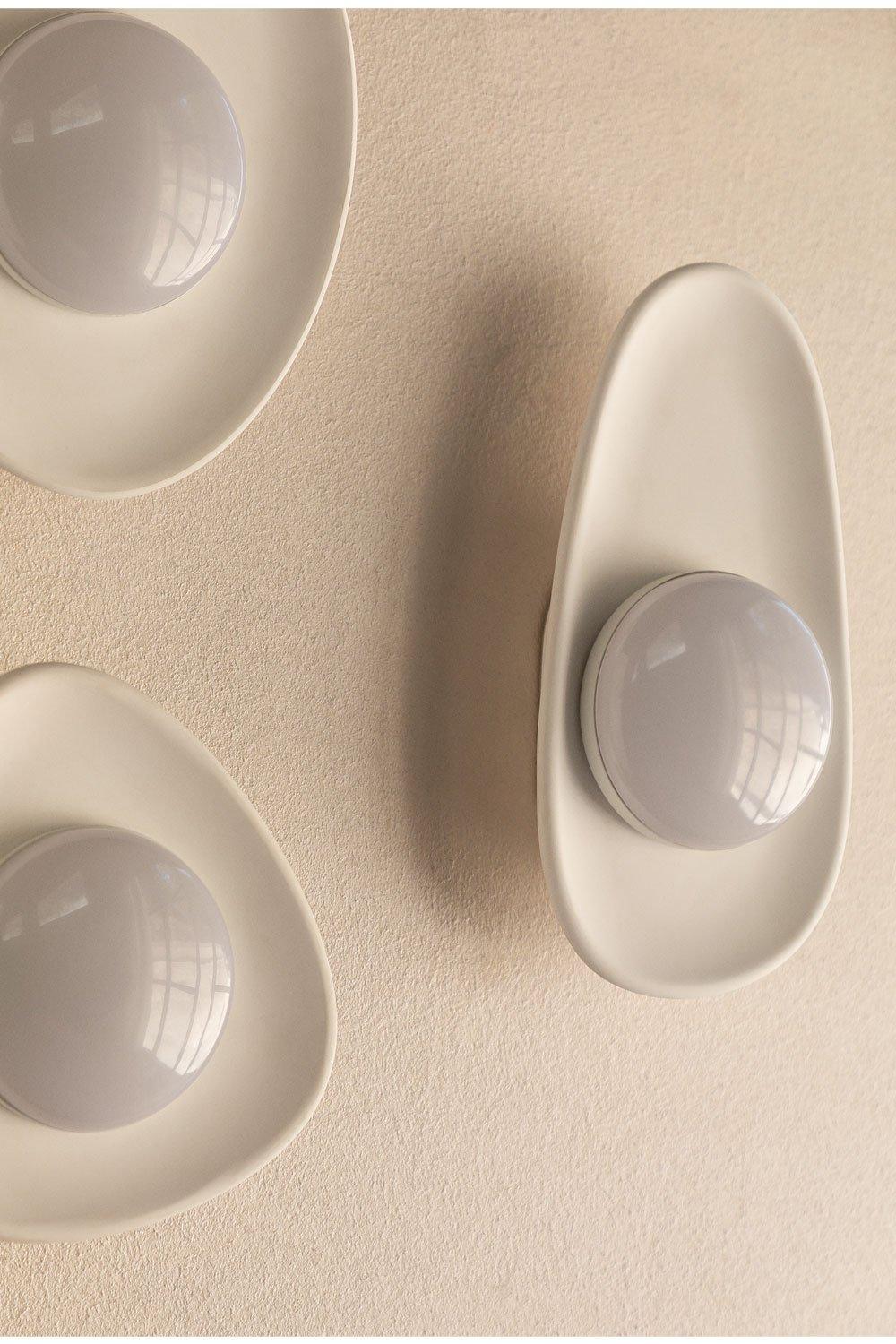 Sklum Conjunto De 3 Apliques De Pared LED En Yeso Givert