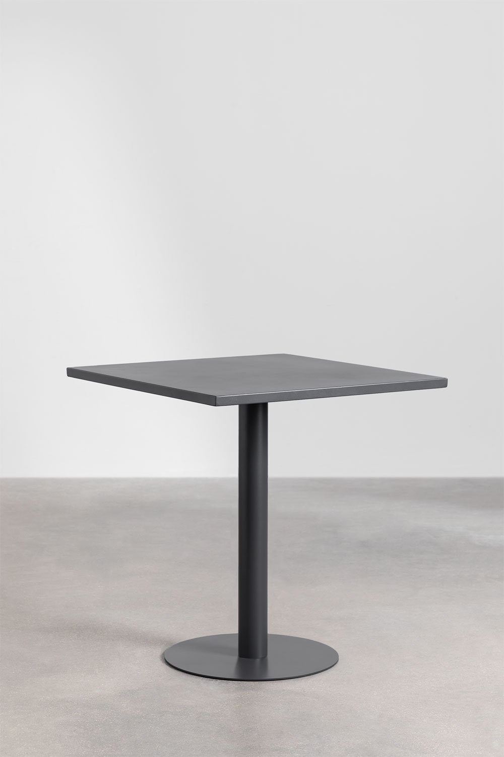 Sklum Conjunto De Mesa Quadrada 70x70 Cm E 4 Cadeiras De Jardim Mizzi