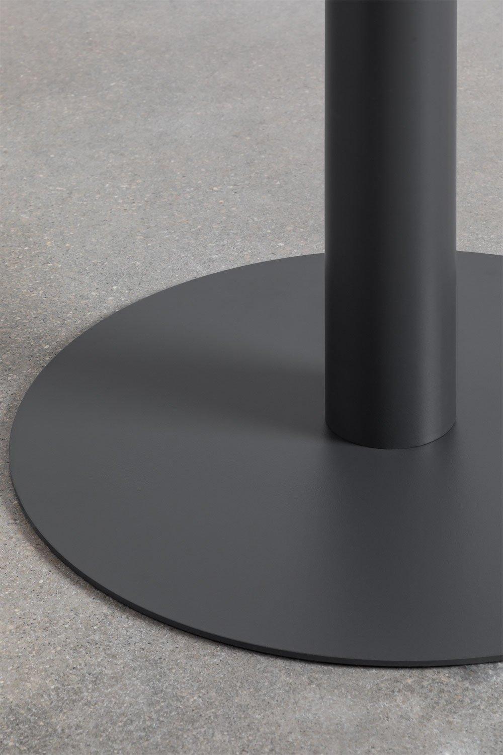 Sklum Conjunto De Mesa Quadrada 70x70 Cm E 4 Cadeiras De Jardim Mizzi