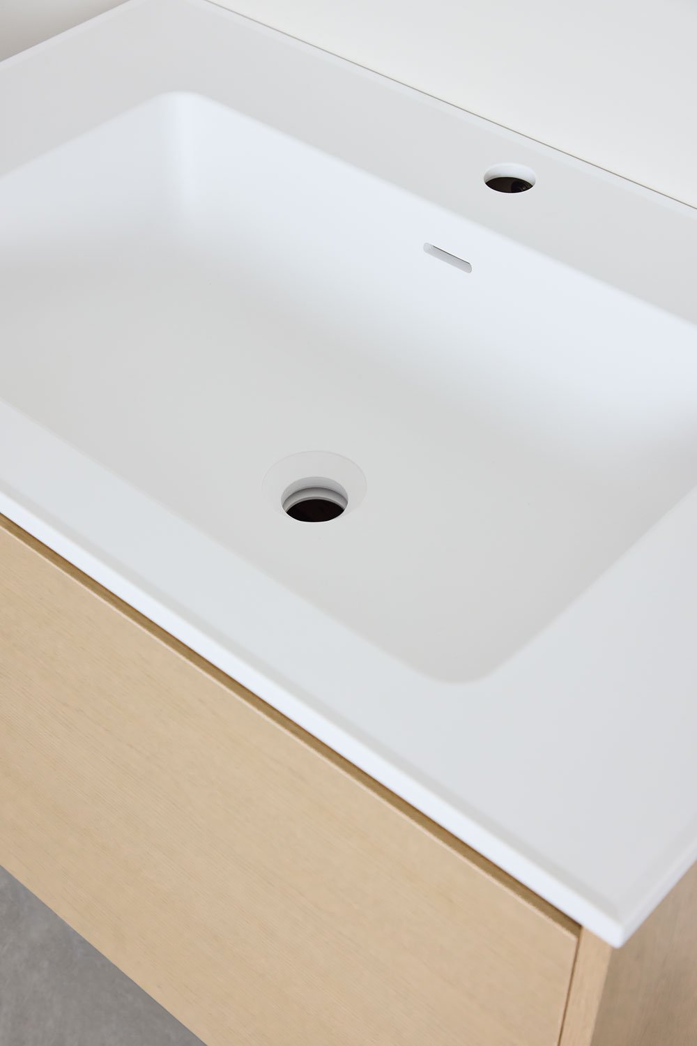 Sklum Conjunto De Mueble De Baño En Madera Con Lavabo Integrado Jacob