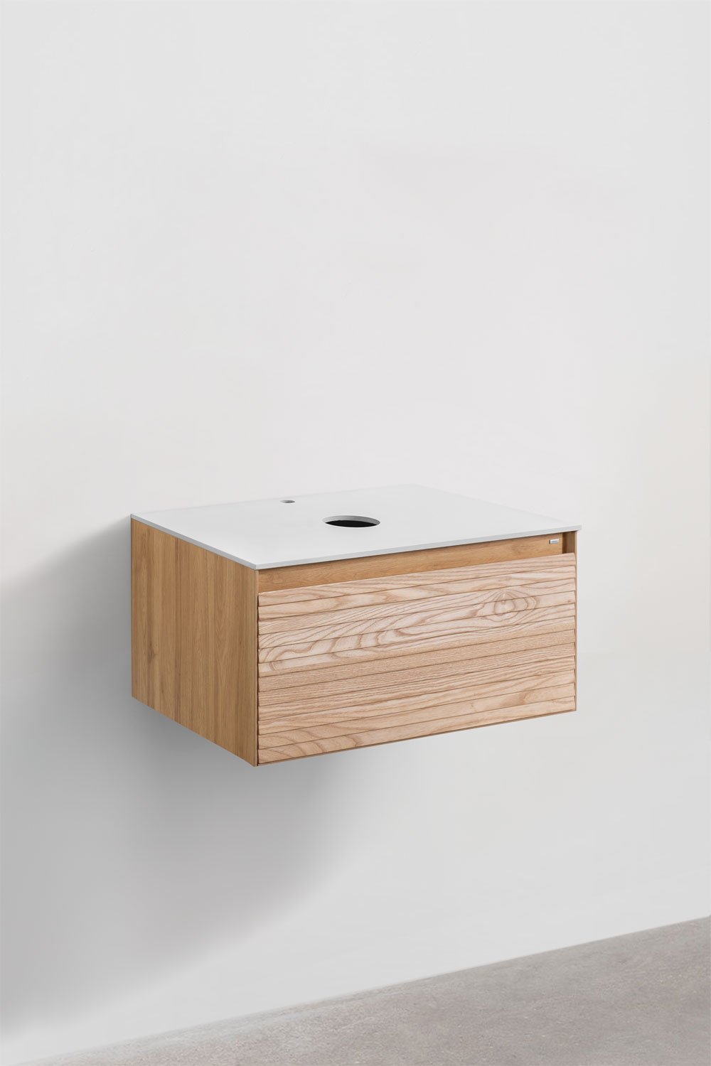 Sklum Conjunto De Mueble De Baño En Madera De Fresno Tedrik