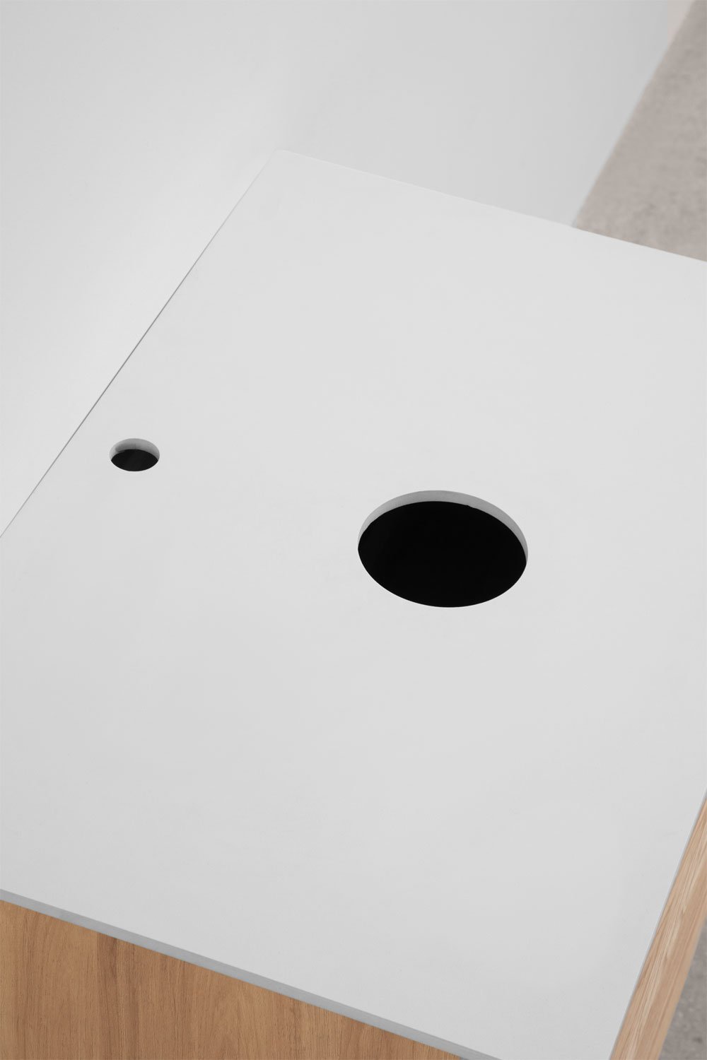 Sklum Conjunto De Mueble De Baño En Madera De Fresno Tedrik