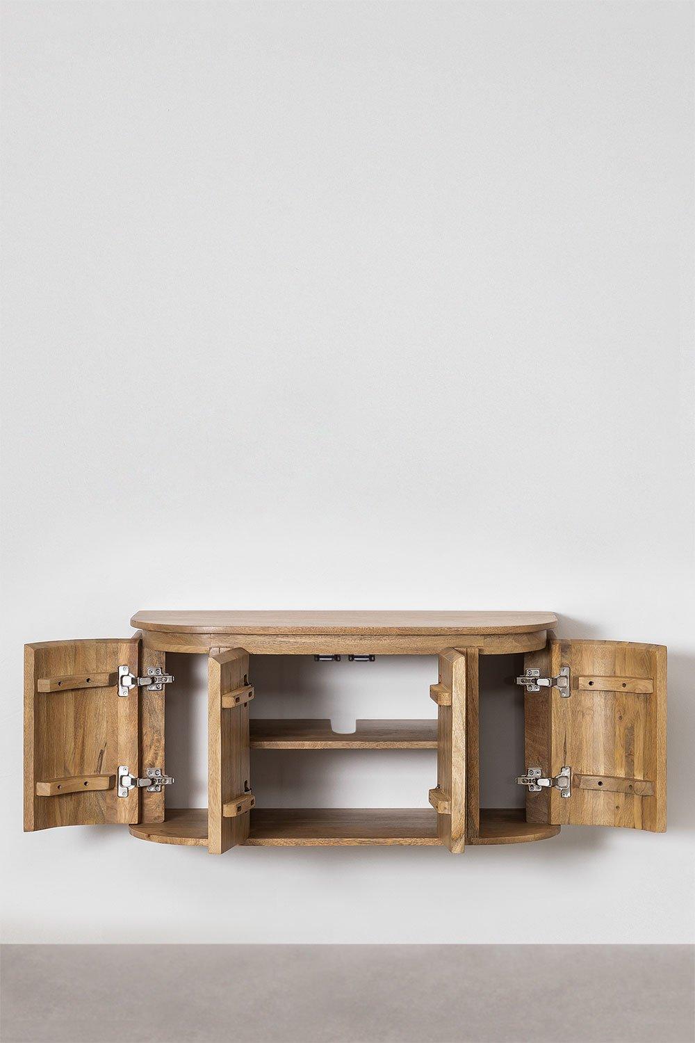 Sklum Conjunto De Mueble De Baño En Madera De Mango Analis